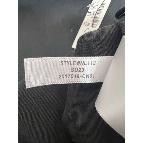 NWT Madewell Women's Black Surplice Neck Pleated Waist True Wrap Mini Dress 4 - Picture 9 of 9